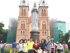 Mr Lim and family in Ho Chi Minh city