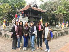 Voyageur group in Hanoi