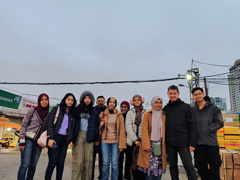 Ms Rasidah and group in Hanoi